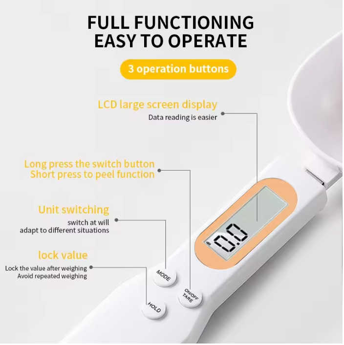Mini Spoon Electronic Digital Kitchen Scale