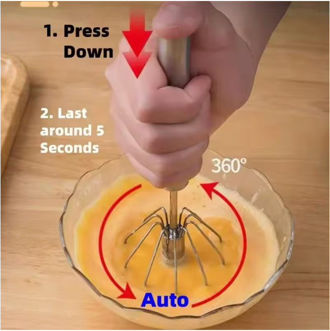 Stainless Steel Semi Automatic Whisk Blender